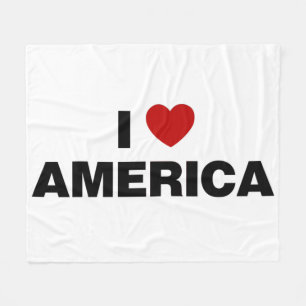 I Kärlek Amerika Fleecefilt