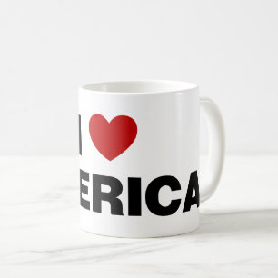 I Kärlek Amerika Kaffemugg