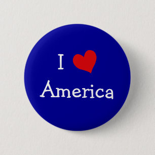 I Kärlek Amerika Knapp