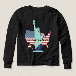 I Kärlek Amerika - Liberty & Pride T-Shirt