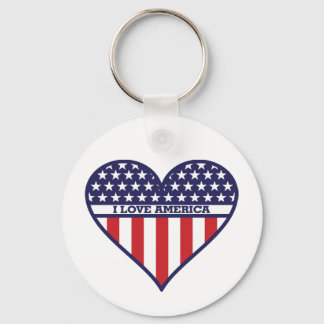 I Kärlek Amerika Nyckelring