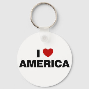 I Kärlek Amerika Nyckelring