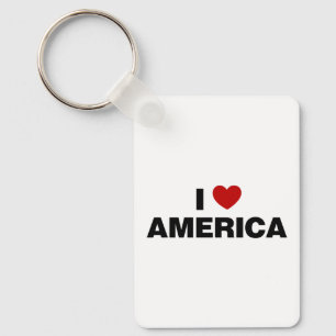 I Kärlek Amerika Nyckelring