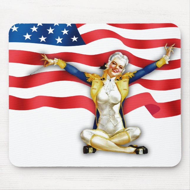 I Kärlek Amerika. Retro Pin-up Musmatta (Framsidan)