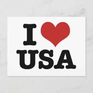 I Kärlek Amerika Vykort