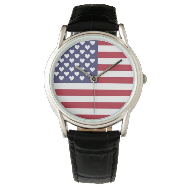 I KÄRLEK AMERIKAS FÖRENTA STATER ARMBANDSUR (Framsida)