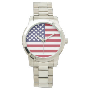 I KÄRLEK AMERIKAS FÖRENTA STATER ARMBANDSUR