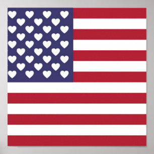 I KÄRLEK AMERIKAS FÖRENTA STATER POSTER