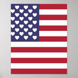 I KÄRLEK AMERIKAS FÖRENTA STATER POSTER