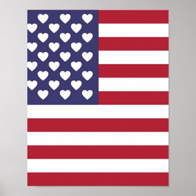 I KÄRLEK AMERIKAS FÖRENTA STATER POSTER (Framsidan)