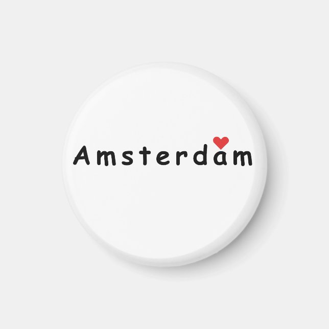 I kärlek Amsterdam Magnet (Framsidan)