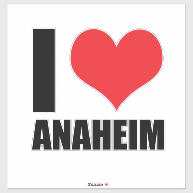 I kärlek Anaheim Klistermärken (Ark)