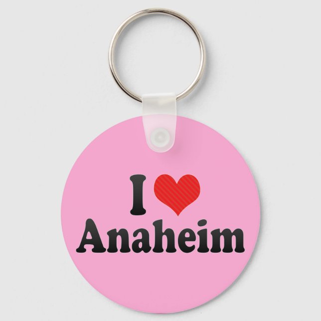 I Kärlek Anaheim Nyckelring (Framsida)