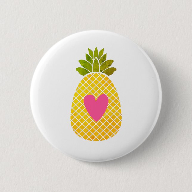 I kärlek Ananas Knapp (Framsida)