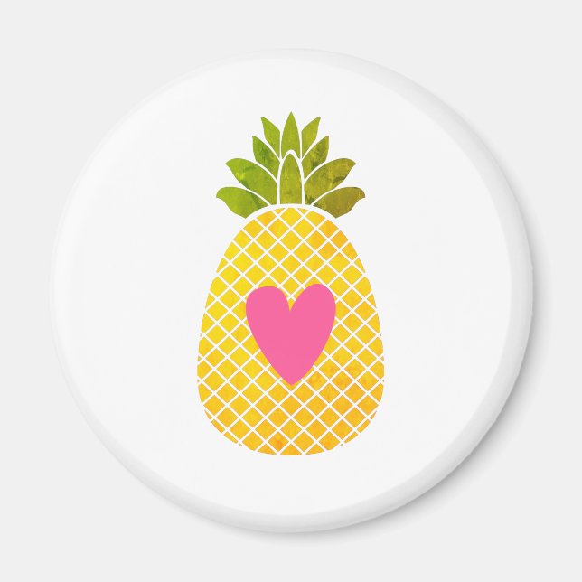 I kärlek Ananas Magnet (Framsidan)
