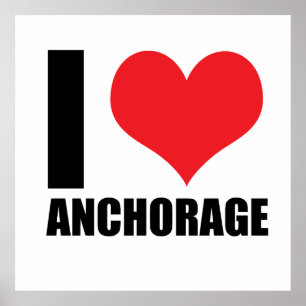 I kärlek Anchorage Poster