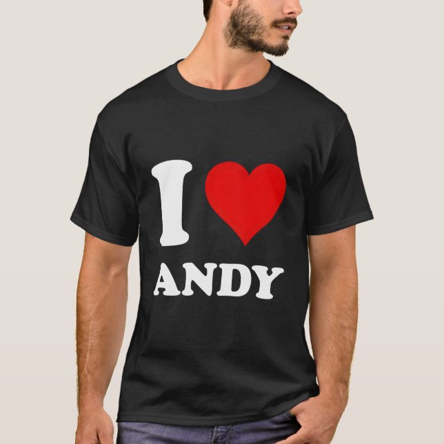 I Kärlek Andi T Shirt (Framsida)