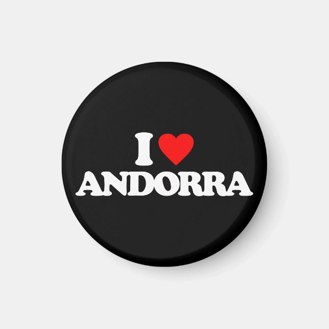 I KÄRLEK ANDORRA MAGNET (Framsidan)