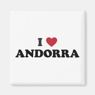 I Kärlek Andorra Magnet
