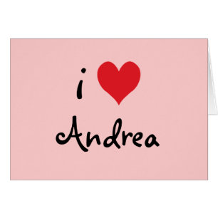 I Kärlek Andrea OBS Kort