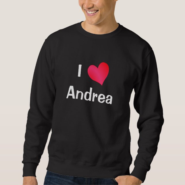 I Kärlek Andrea Sweatshirt (Framsida)