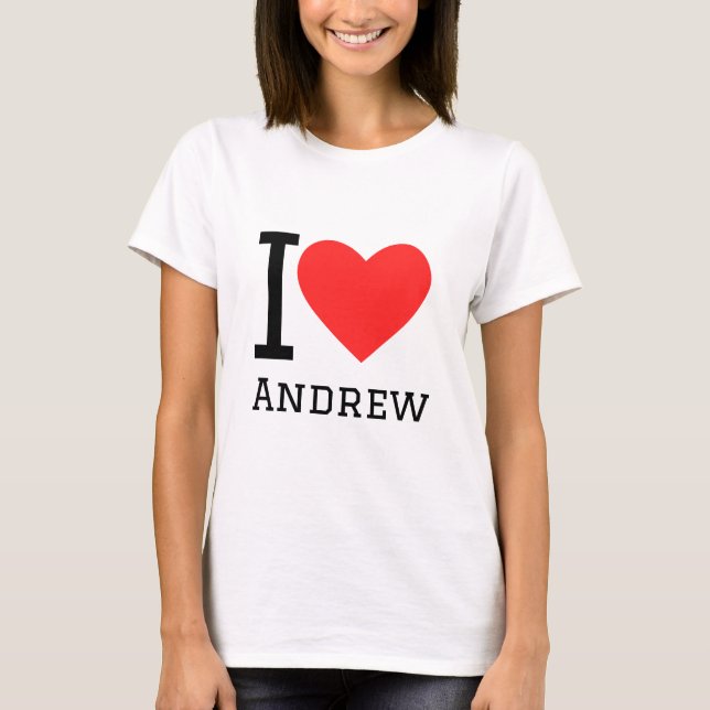 I kärlek andrew t shirt (Framsida)