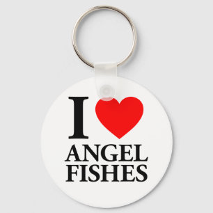 I Kärlek Angel Fishes Nyckelring