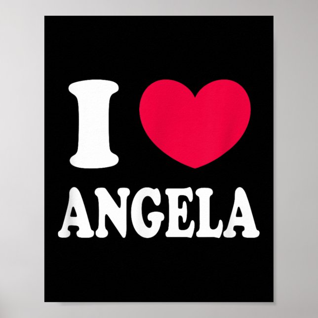 I Kärlek Angela Poster (Framsidan)
