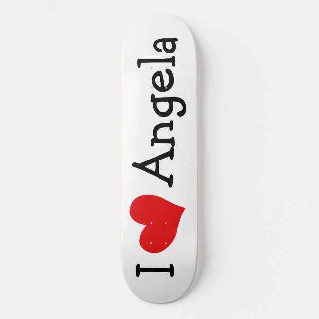 I Kärlek Angela Skateboard (Framsida)