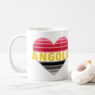 I Kärlek Angola, Angolan Heart Kaffemugg