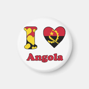 I kärlek Angola Magnet