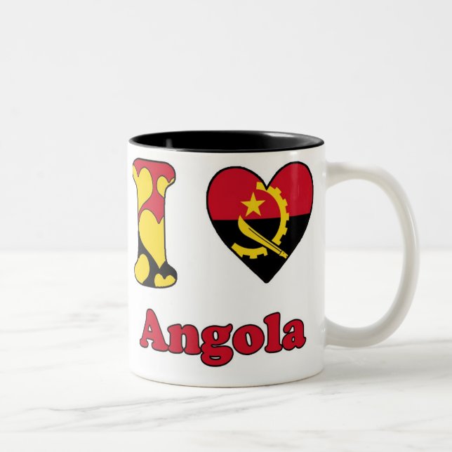 I kärlek Angola Två-Tonad Mugg (Höger)