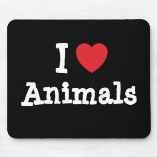 I kärlek Animals anpassningsbar personlig Musmatta