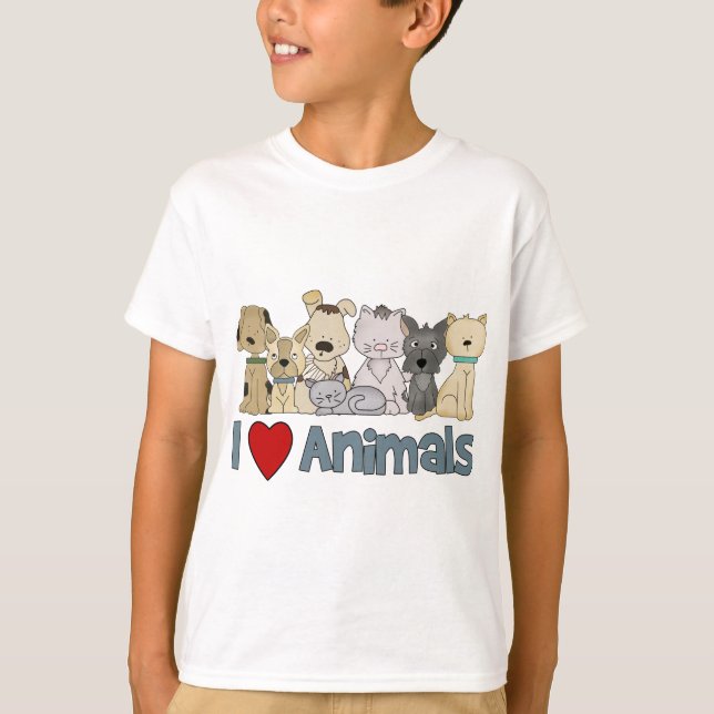I Kärlek Animals Tee (Framsida)
