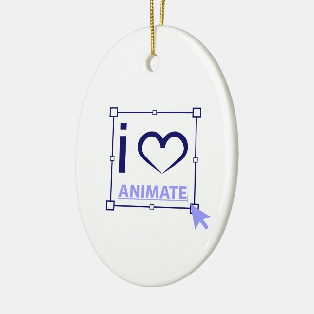 I Kärlek Animate Julgransprydnad Keramik (Vänster)