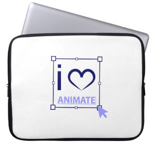 I Kärlek Animate Laptop Fodral