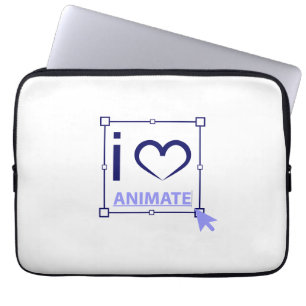 I Kärlek Animate Laptop Fodral