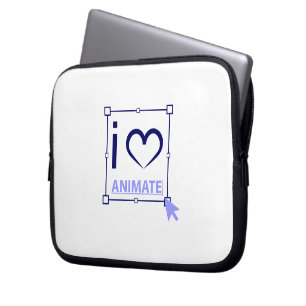 I Kärlek Animate Laptop Fodral