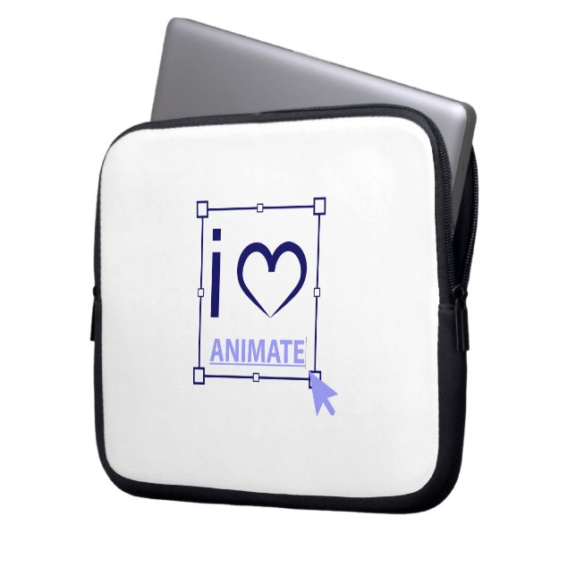 I Kärlek Animate Laptop Fodral (Framsidan Vänster)