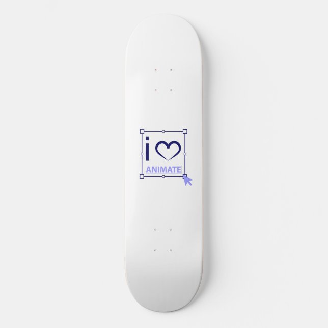 I Kärlek Animate Mini Skateboard Bräda 18,5 Cm (Framsida)