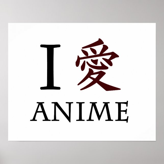 I Kärlek Anime Poster (Framsidan)