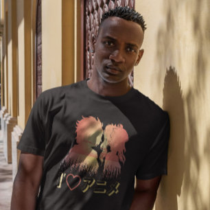 I Kärlek Anime T Shirt