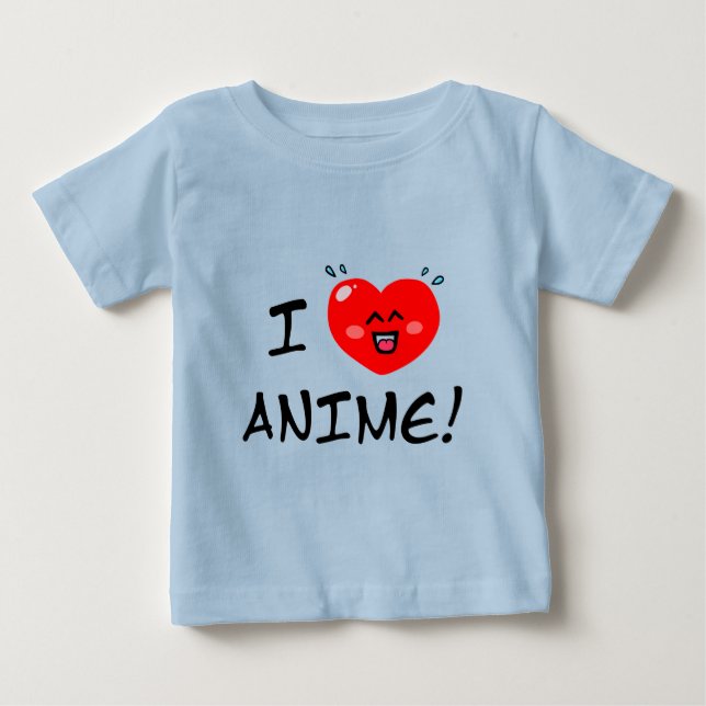 I Kärlek Anime Tee Shirt (Framsida)