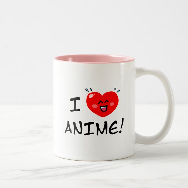 I Kärlek Anime Två-Tonad Mugg (Höger)
