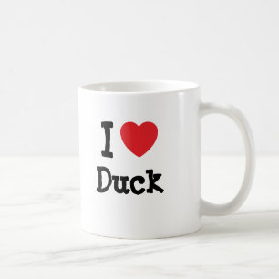 I kärlek Anka hjärta T-Shirt Kaffemugg