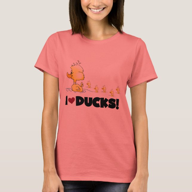 I Kärlek Anka Tshirts och presenter (Framsida)