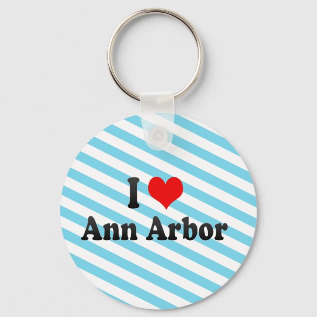 I Kärlek Ann Arbor, Förenade Stater Nyckelring (Framsida)