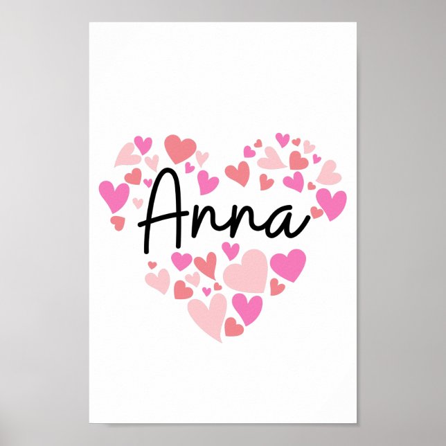 I kärlek Anna Poster (Framsidan)