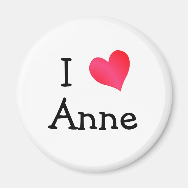 I Kärlek Anne Magnet (Framsidan)