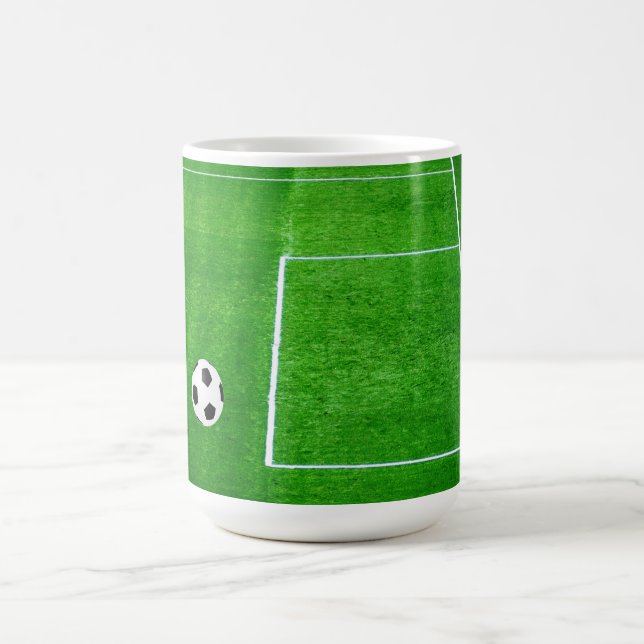 I Kärlek-Anpassadet för blanka fotboll Kaffemugg (Center)